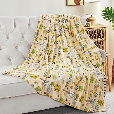 Home Soft Things Microplush Throw Blanket