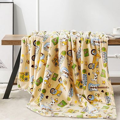 Home Soft Things Microplush Throw Blanket