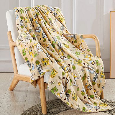 Home Soft Things Microplush Throw Blanket