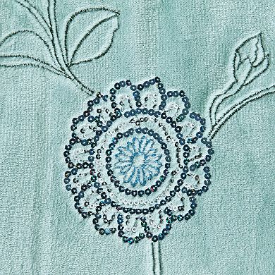 Home Soft Things Sequin Embroidered Throw Blanket