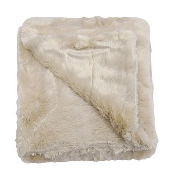 Home Soft Things Serengeti Double Sided Faux Fur Throw Blanket