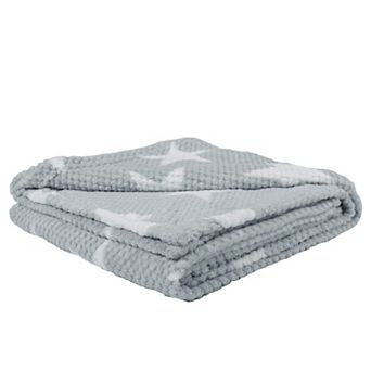 Home Soft Things Star Flannel Throw Blanket