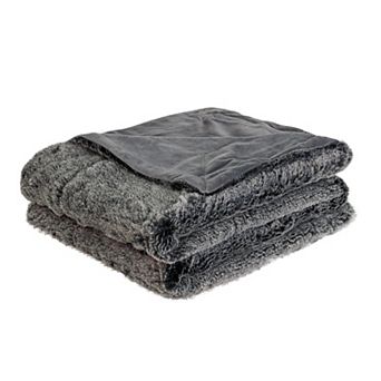 Home Soft Things Faux Fur Throw Blanket