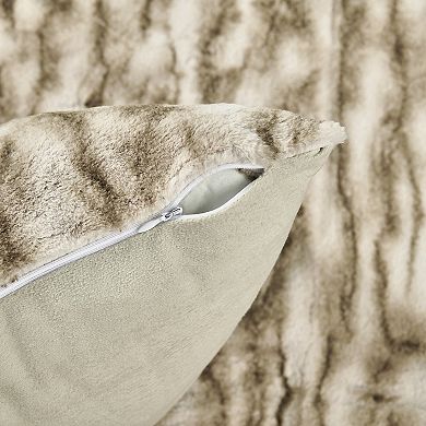 Home Soft Things Raccoon Faux Fur 3-Piece Throw Blanket Set