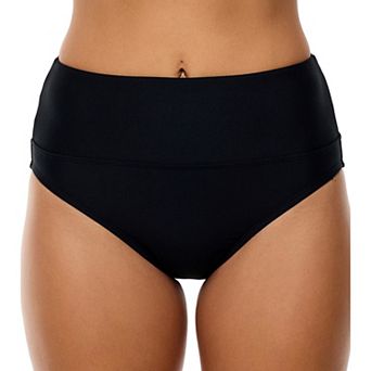 Women's N Solid High Waist Swim Bottoms