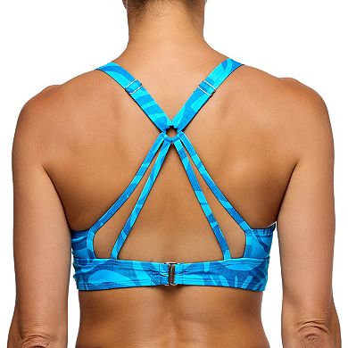 Women's N Surplice Wrap V-Neck Sport Bikini Swim Top