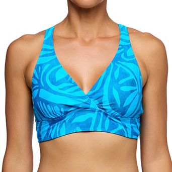 Women's N Surplice Wrap V-Neck Sport Bikini Swim Top
