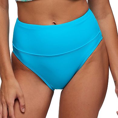 Women's N Solid High Waist Bikini Swim Bottoms