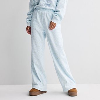 Juniors' FEMME FEMME CAPSULE Peanuts Floral Print Lounge Pants