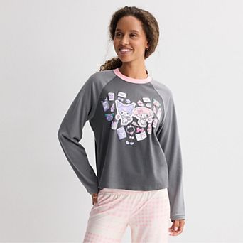 Juniors' FEMME FEMME CAPSULe Graphic Long Sleeve Top