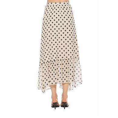 Women's ALEXIA ADMOR Ella Maxi Skirt With Ruffle Hem