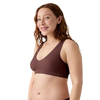 TRUE Soft Form Seamless Ribbed Wireless V-Neck Bra