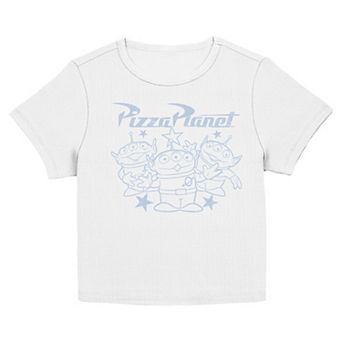 Juniors' Disney / Pixar's Toy Story Pizza Planet Aliens Graphic Baby Tee