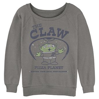 Juniors' Disney / Pixar's Toy Story Pizza Planet The Claw Graphic Pullover
