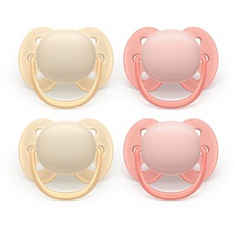 Philips Avent Ultra Soft 0-6m Pacifiers 4-Pack