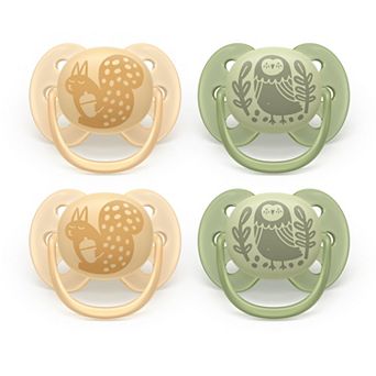 Philips Avent Ultra Soft 4-Pack Pacifiers 6-18 Months