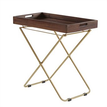 INK+IVY Charlotte Tray Table with Handles
