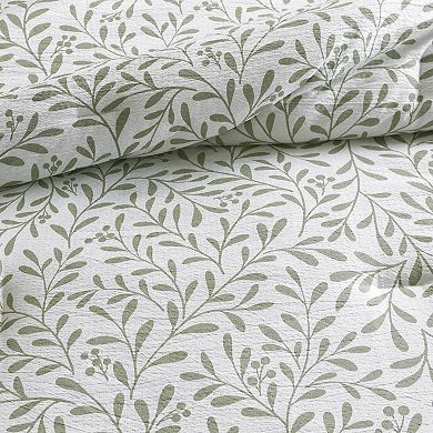 Madison Park Eamon 5-Piece Printed Reversible Comforter Set with Coordinating Throw Pillows