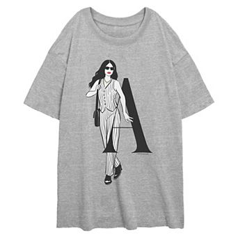 Juniors' The Devil Wears Prada 2 Andy Sachs Graphic Short Sleeve Oversize Tee