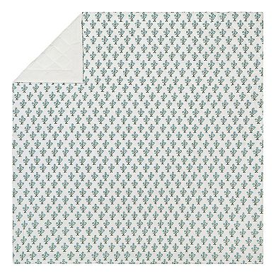 Laurel & Mayfair Paradise Stamp Quilt Set with Shams