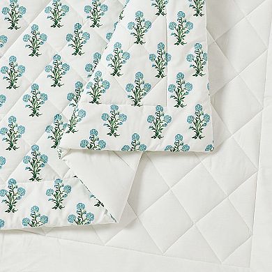 Laurel & Mayfair Paradise Stamp Quilt Set with Shams
