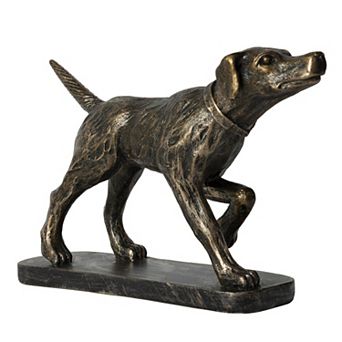 Polyresin Figural Dog Table Decor