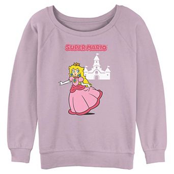 Juniors' Super Mario Bros. Princess Peach Castle Graphic Pullover