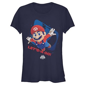 Juniors' The Super Mario Galaxy Movie Mario Let's-A-Go! Graphic Tee