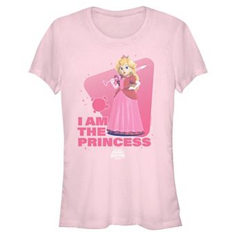Juniors' The Super Mario Galaxy Movie Princess Peach I Am The Princess Graphic Tee