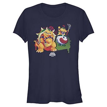 Juniors' The Super Mario Galaxy Movie Bowser & Bowser Jr. Poses Graphic Tee