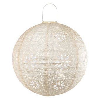 Stella Luxe Globe Boho Pearl LED Lantern