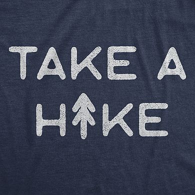 Womens Take A Hike T Shirt Funny Outdoor Adventure Camping Graphic Tee