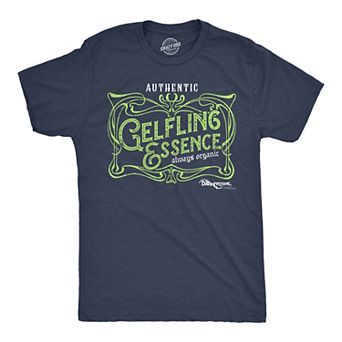 Mens Funny Gelfing Essence T-Shirt - Jim Henson's Dark Crystal Movie Tee - Retro Tshirt