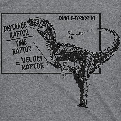 Womens Velociraptor T shirt Cute Funny Dinosaur Cool Graphic Tee for Ladies