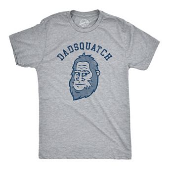 Mens Dadsquatch T Shirt Funny Fathers Day Gift Sasquatch Bigfoot Joke Tee for Guys