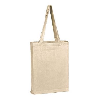 Q-Tees Canvas Gusset Promotional Tote