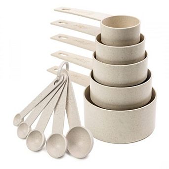 Measuring Cup and Spoon Set Cooking and Baking Tools 10 pc Set