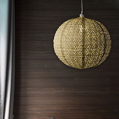 Soji Stella Nova Chevron Pearl Indoor / Outdoor Pendant Lamp
