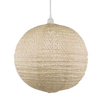 Soji Stella Nova Chevron Pearl Indoor / Outdoor Pendant Lamp