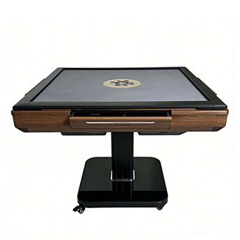 Ultra Thin Foldable Automatic Mahjong Table with Wheels Quiet Use