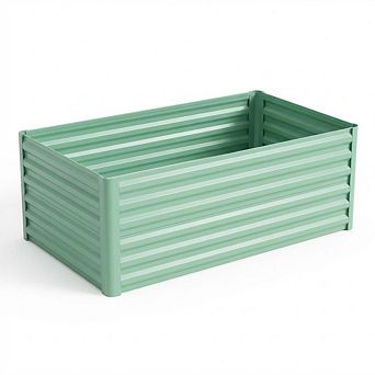 Outdoor Metal Raised Garden Bed for Vegetables, Flowers, Herbs, Succulents