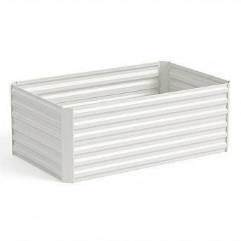 Outdoor Metal Raised Garden Bed for Vegetables, Flowers, Herbs, Succulents