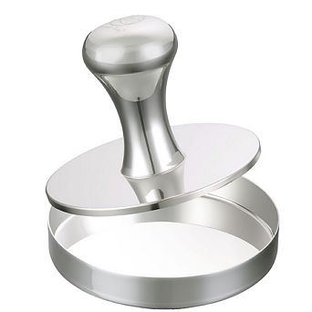 2-In-1 Smash Burger Press & Patty Maker, Heavy-Duty Stainless Steel, Easy-Clean, Dishwasher Safe