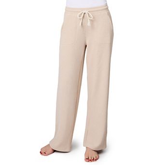 Free Country Women's Ripple Knit Long Wide Leg Pant