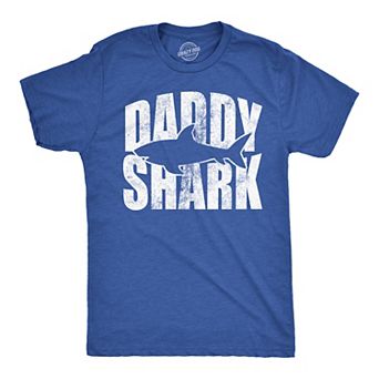 Mens Funny T Shirts Daddy Shark Awesome Fathers Day Gift for Dads