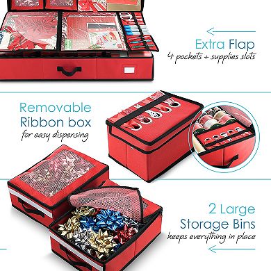 Hearth & Harbor Wrapping Paper Storage Container