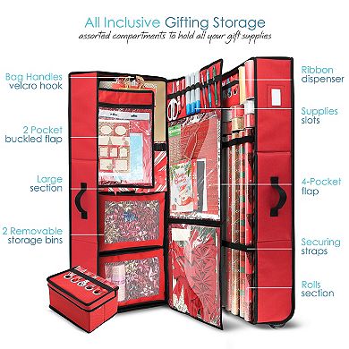 Hearth & Harbor Wrapping Paper Storage Container