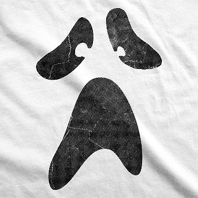 Mens Funny T Shirts Giant Ghost Face Sarcastic Halloween Graphic Novelty Tee For Men