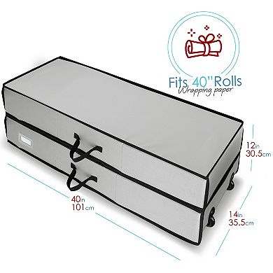 Hearth & Harbor Wrapping Paper Storage Container