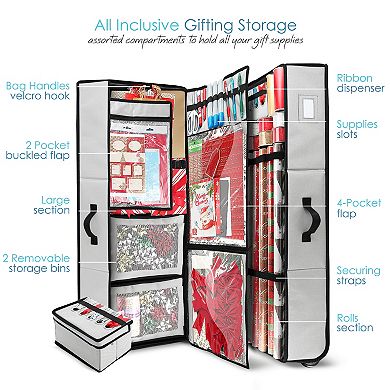 Hearth & Harbor Wrapping Paper Storage Container